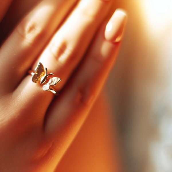 Bague papillon en or : élégance et style intemporel pour femmes modernes
