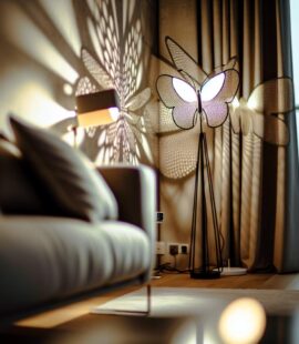 Décorez votre espace urbain avec une lampe papillon