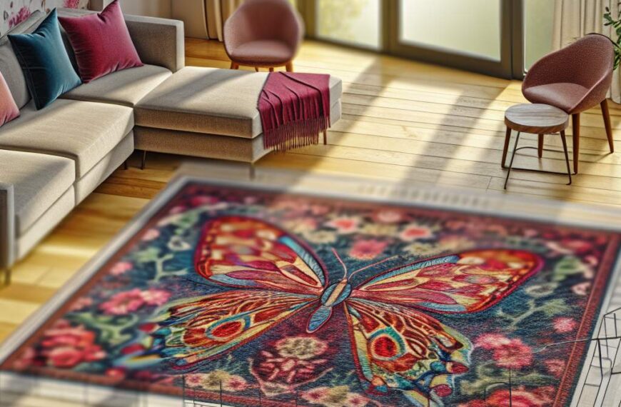 Tapis papillon: ajoutez une touche artistique et économique à votre intérieur
