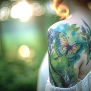 Tatouage fée papillon: idées créatives et uniques