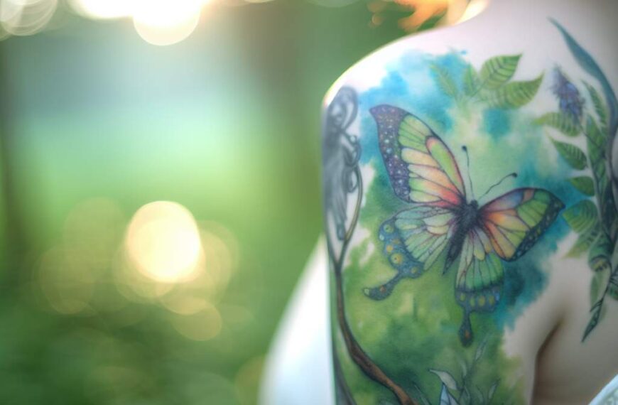 Tatouage fée papillon: idées inspirantes pour exprimer ta féminité et ton amour de la nature