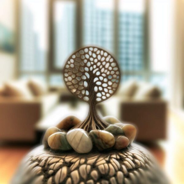 Arbre de vie pierres naturelles: guide sur leur pouvoir spirituel et bien-être intérieur