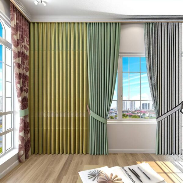 Comment choisir la largeur de rideau pour une fenêtre de 120 cm