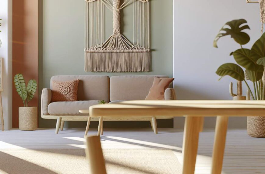 Macramé arbre de vie: l&rsquo;art d&rsquo;une décoration intérieure authentique et élégante